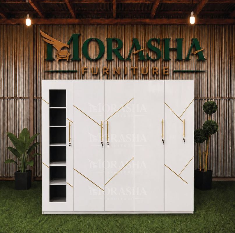 Four Door Wardrobe with Dressing 01